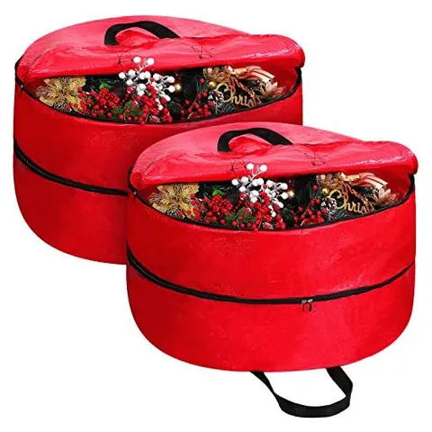 Hoolerry Christmas Wreath Storage Containers