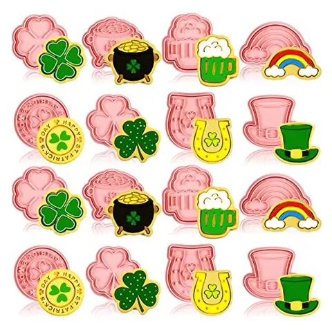 Hoolerry Cookie Cutters with Plunger Stamps