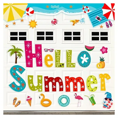 Hoolerry Summer Garage Door Magnets