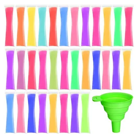 Hoolerry Ice Pop Mold Bags with Funnel