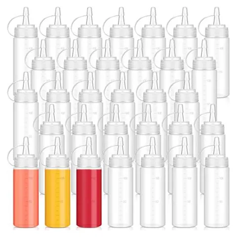 Hoolerry Botellas de plástico de 4 onzas