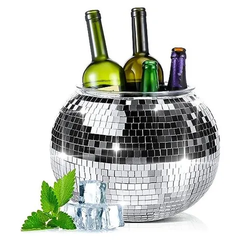 Hoolerry Cubo de hielo de discoteca de 10 pulgadas