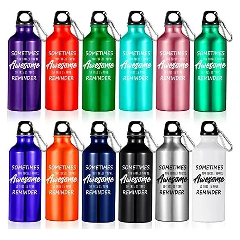 Hoolerry Botellas de agua de aluminio multicolor Sometimes You Forget