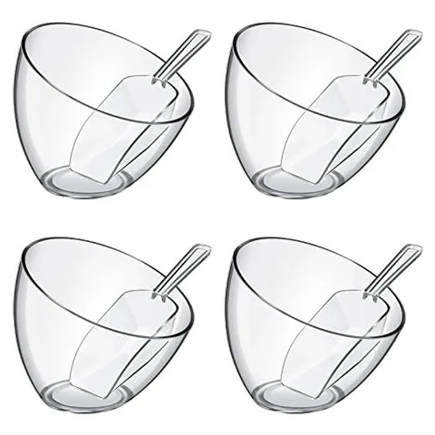 Hoolerry El kit de cuencos para servir incluye cuencos de plástico
