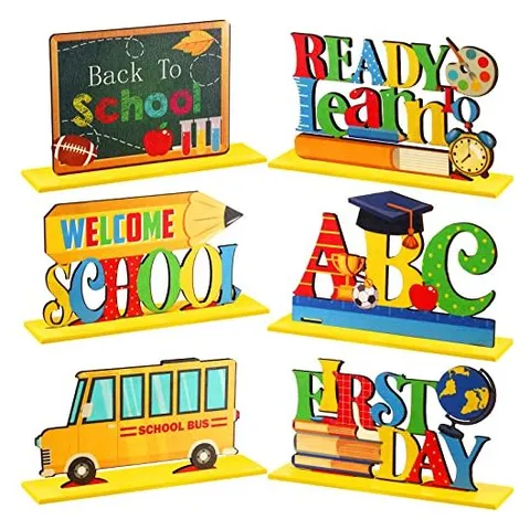 Hoolerry Wooden Holiday & Sports Table Centerpieces – Fun · Book