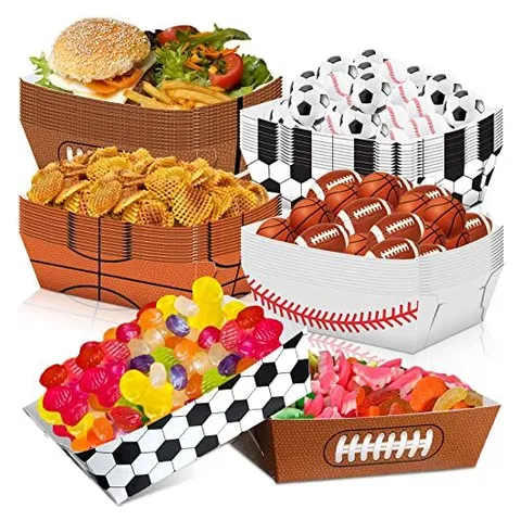 Hoolerry Themed Paper Food Trays