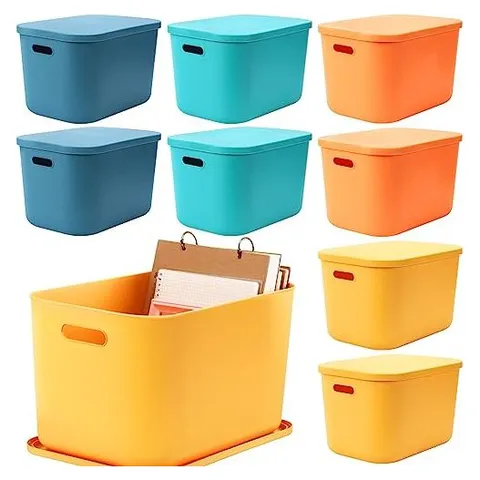 Hoolerry Plastic Storage Bins