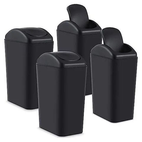 Hoolerry Petites poubelles de cuisine en plastique de 10 litres