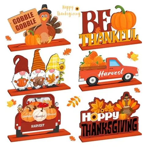 Hoolerry Wooden Holiday & Sports Table Centerpieces – Brown · Turkey