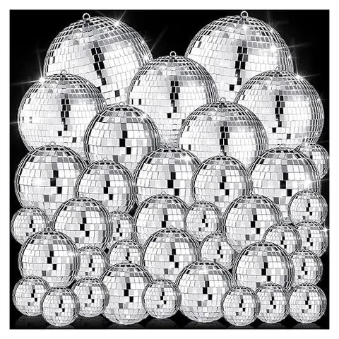 Hoolerry Bolas de discoteca reflectantes para colgar
