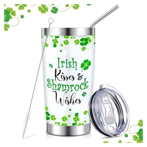 Hoolerry Irish Shamrock Tumbler