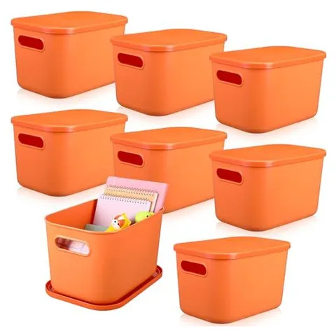 Hoolerry Contenedores de almacenamiento – Naranja