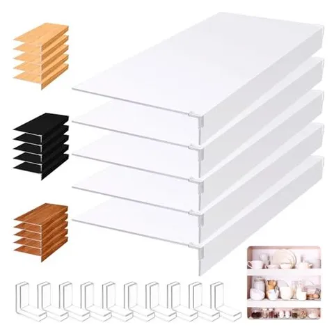 Hoolerry Fundas de alambre de PVC de 40 x 16 pulgadas para armario – Blanco