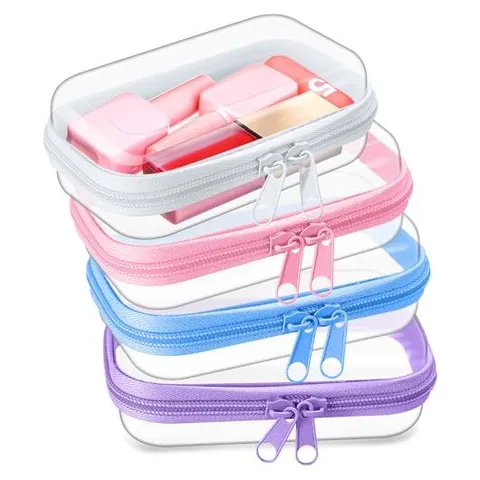 Hoolerry Hard Clear Zipper Cases