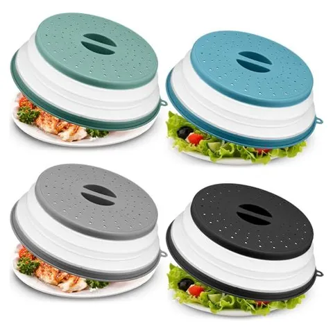 Hoolerry Fundas de silicona para microondas plegables para microondas