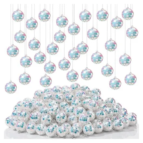 Hoolerry Mini-Discokugel-Ornamente – Laserfarbe