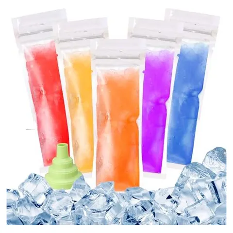 Hoolerry Einweg-Eisformbeutel mit 1 Silikon-Trichter