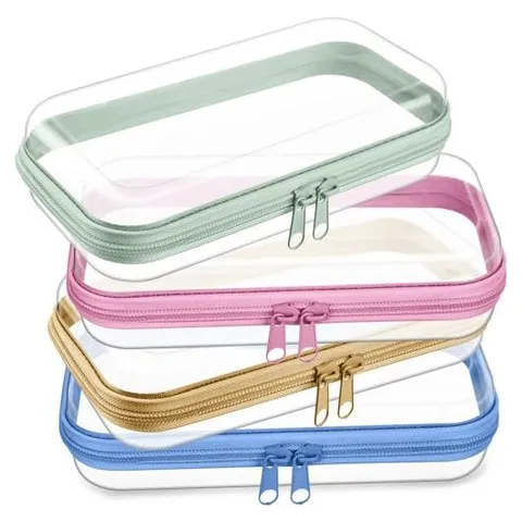 Hoolerry Hard Clear Zipper Cases